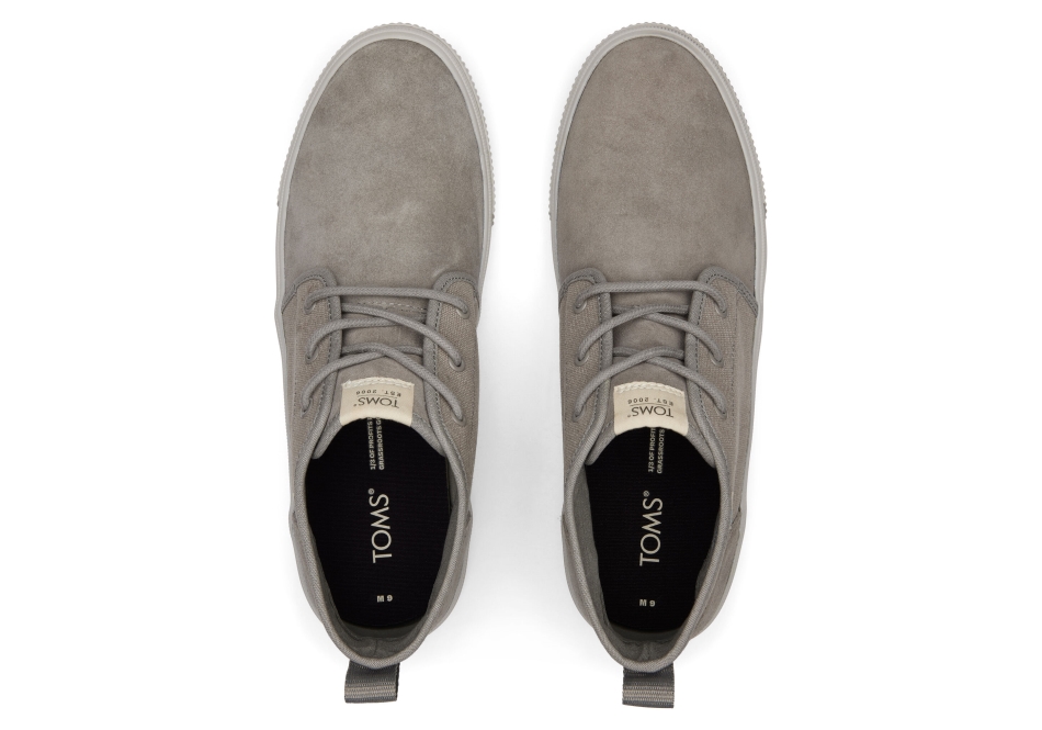 Toms Carlo Mid Terrain Water Resistant Sneaker Water Resistant Cement