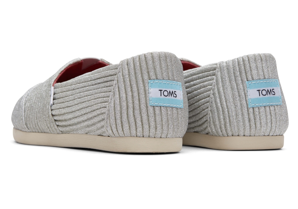 Toms Alpargata Glimmer Silver Glimmer