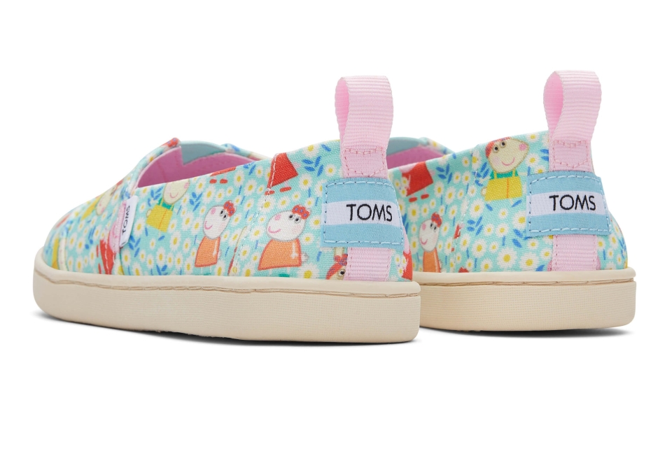 Toms Toms X Peppa Pig Youth Alpargata Light Jade