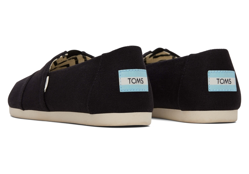 Toms Alpargata Recycled Cotton Canvas Black