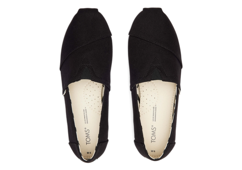 Toms Alpargata Recycled Cotton Canvas Black