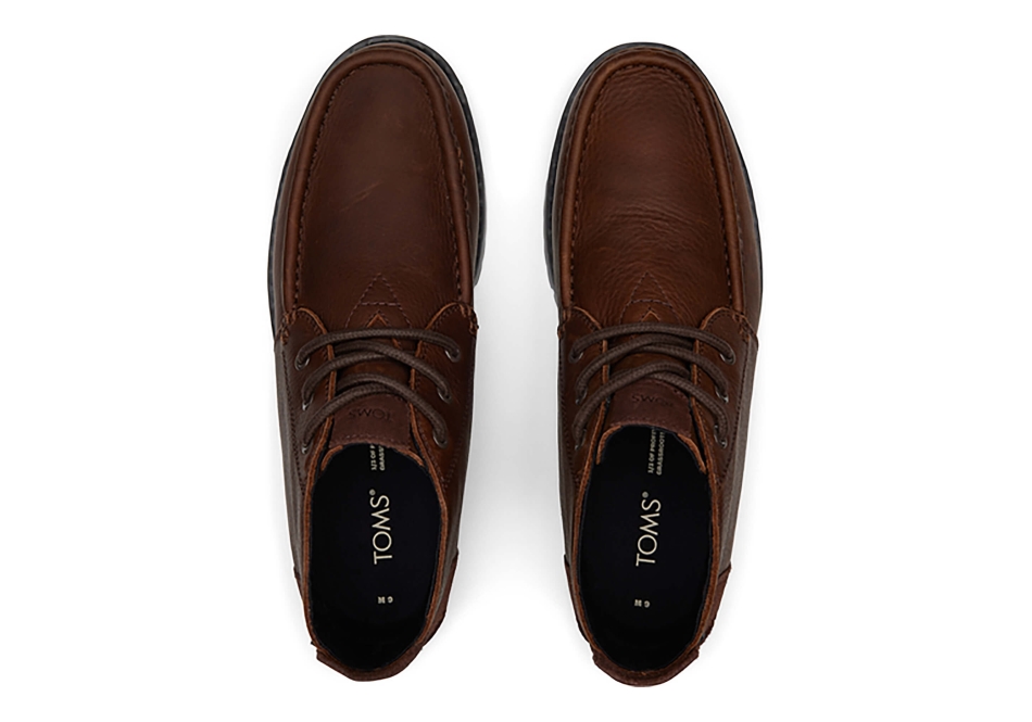 Toms Chukka Boot Water Resistant Chicory Brown