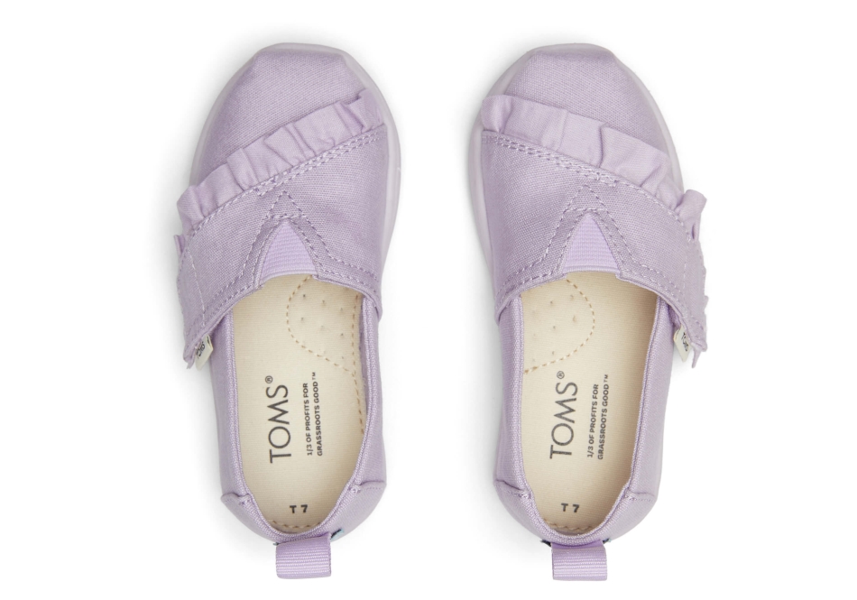 Toms Tiny Alpargata Ruffle Light Orchid