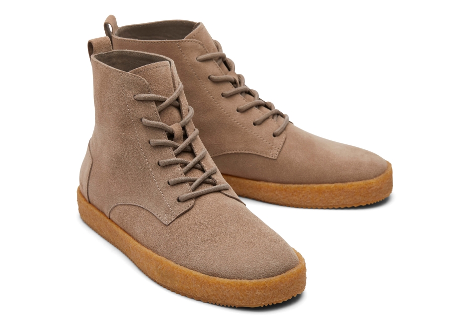 Toms Teton Boot Taupe Grey