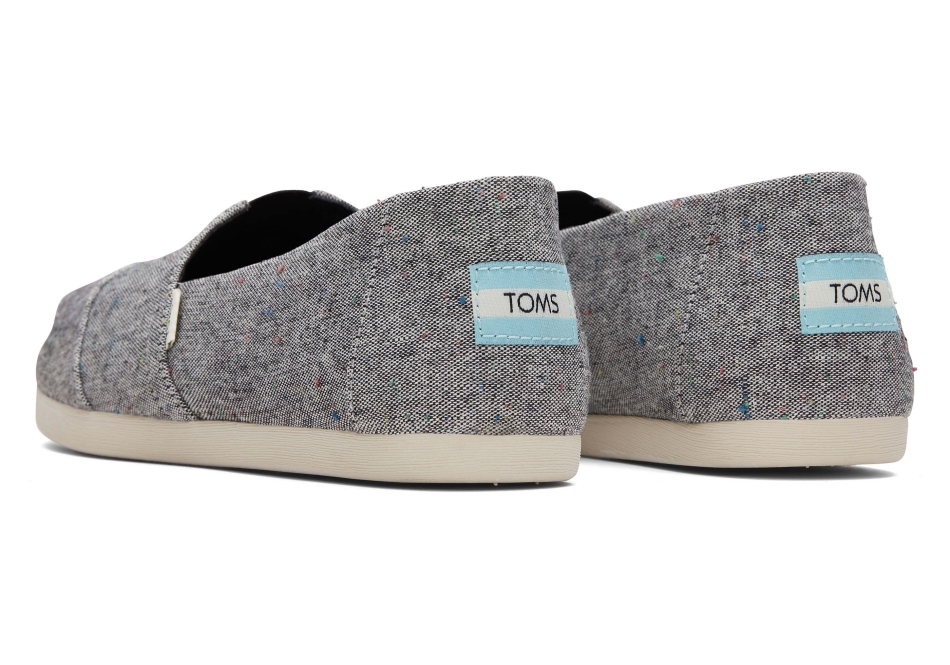 Toms Linen Alpargata Black