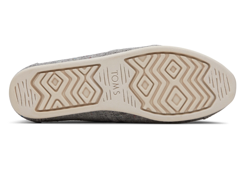 Toms Linen Alpargata Black