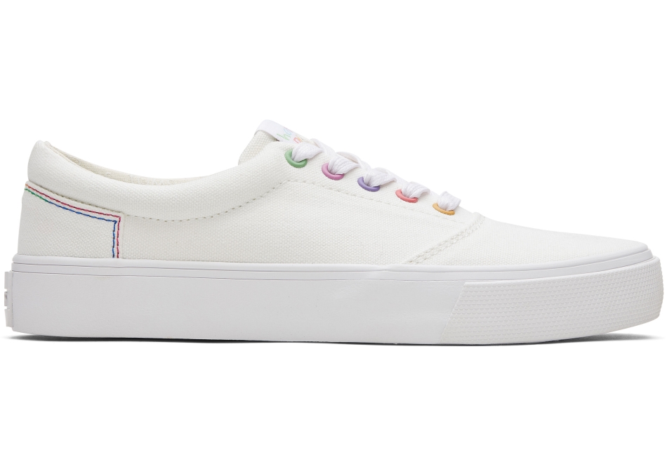 Toms Toms X Happiness Project Fenix White Lace