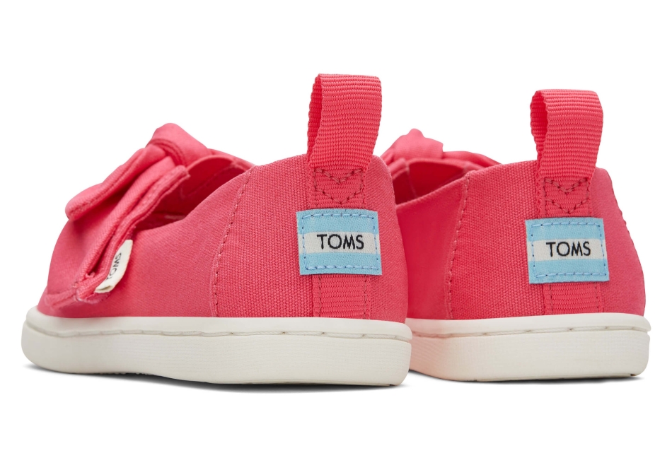 Toms Tiny Alpargata Bow Raspberry