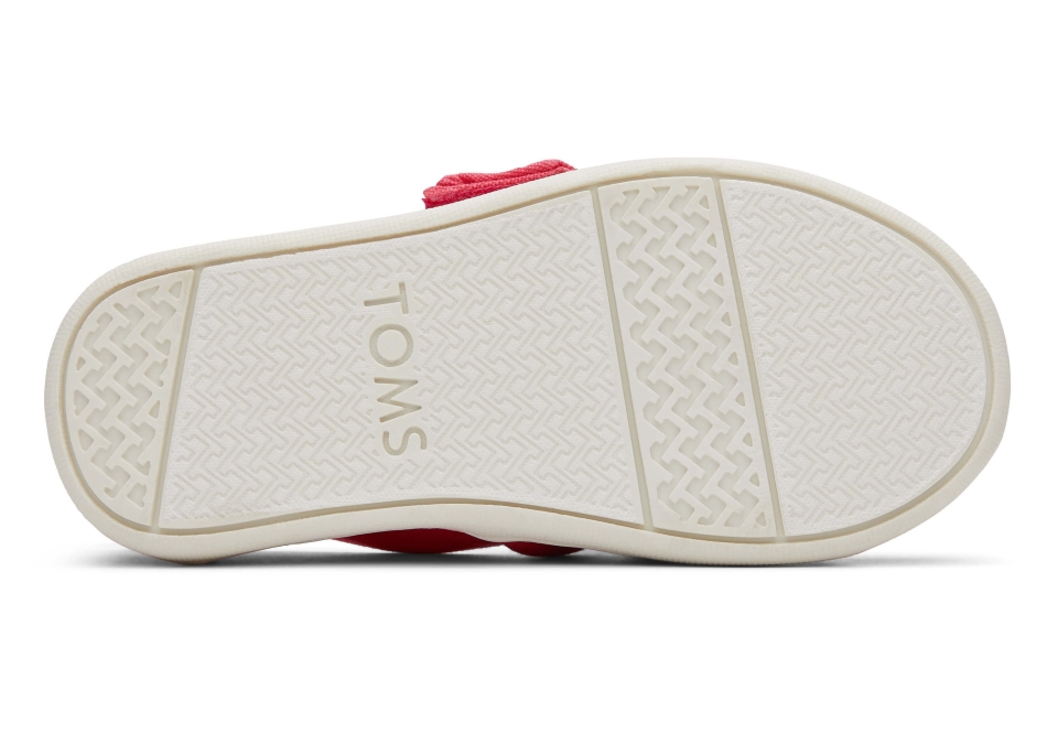 Toms Tiny Alpargata Bow Raspberry