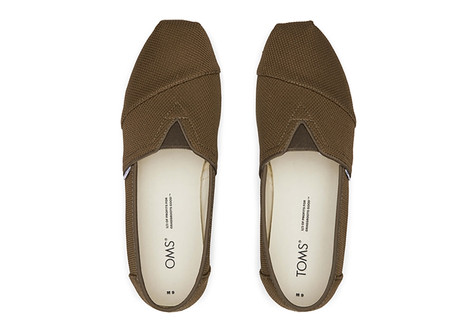 Toms Alpargata Repreve Knit Dark Olive
