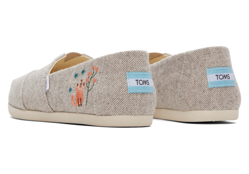 Toms Alpargata Fox Natural Twill