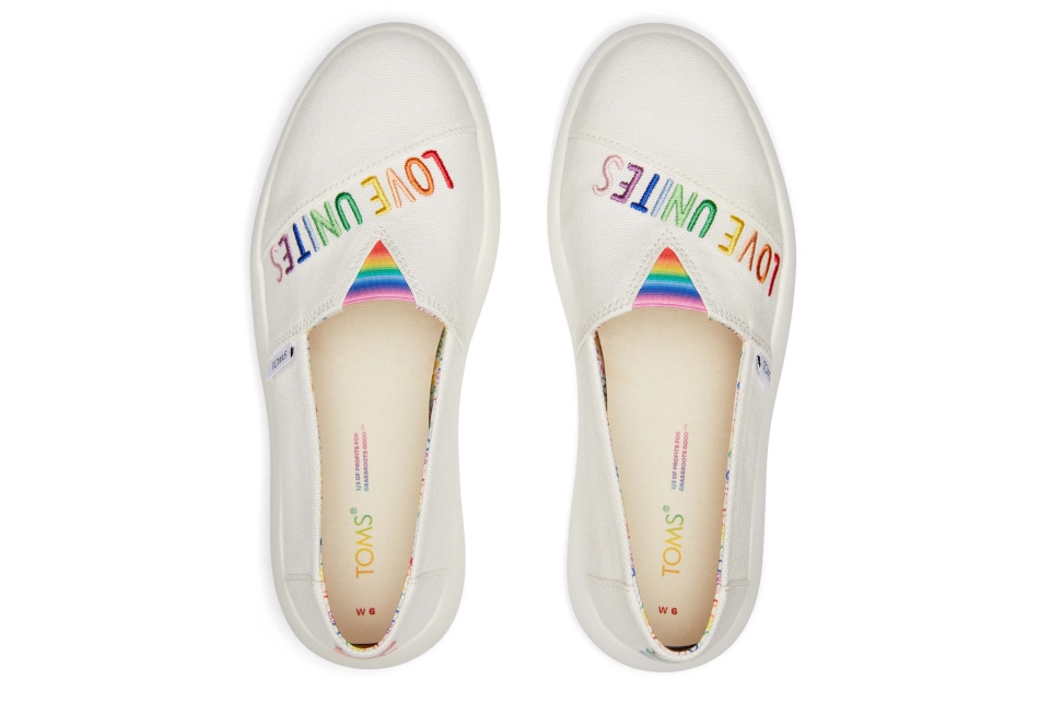 Toms Unity Pride Mallow Rainbow Embroidery