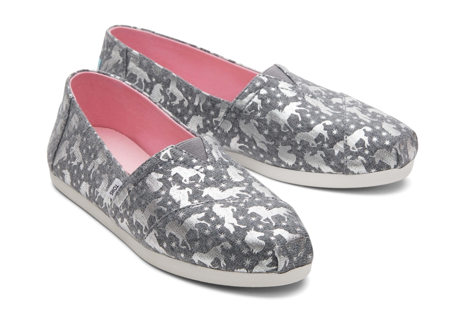 Toms Alpargata Unicorns Drizzle Grey