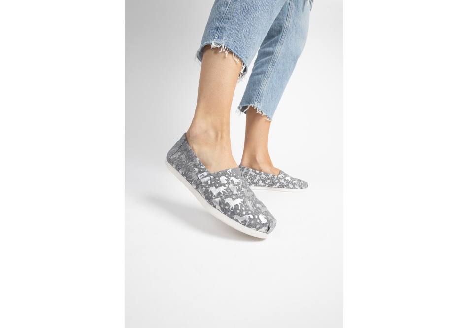 Toms Alpargata Unicorns Drizzle Grey