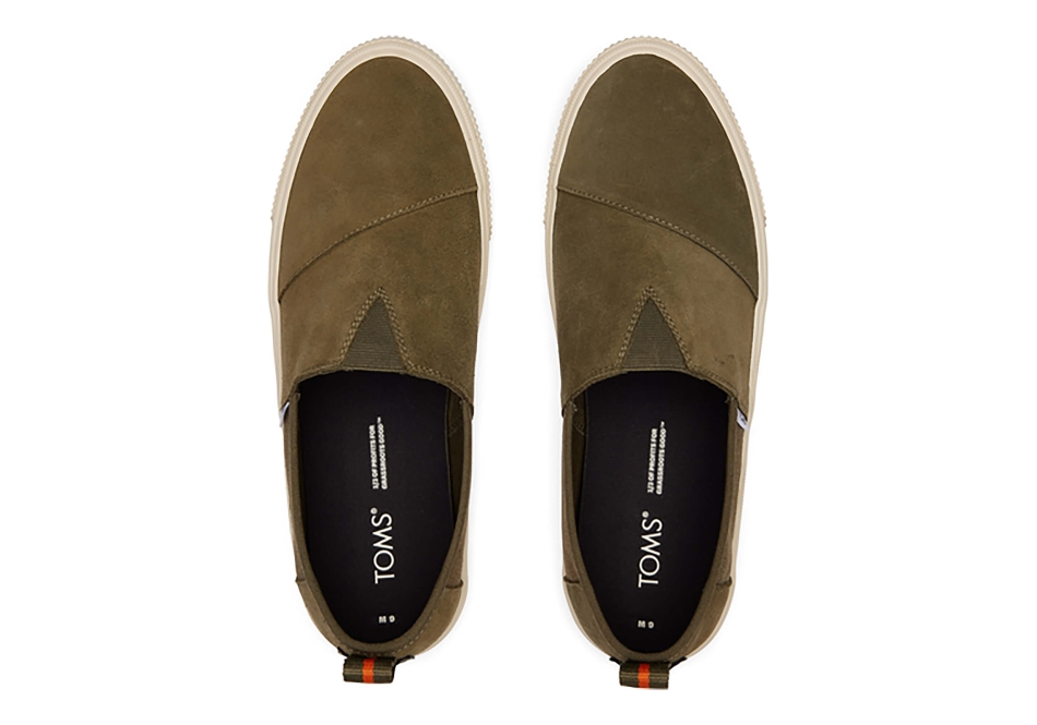 Toms Alpargata Water Resistant Terrain Water Resistant Dark Olive